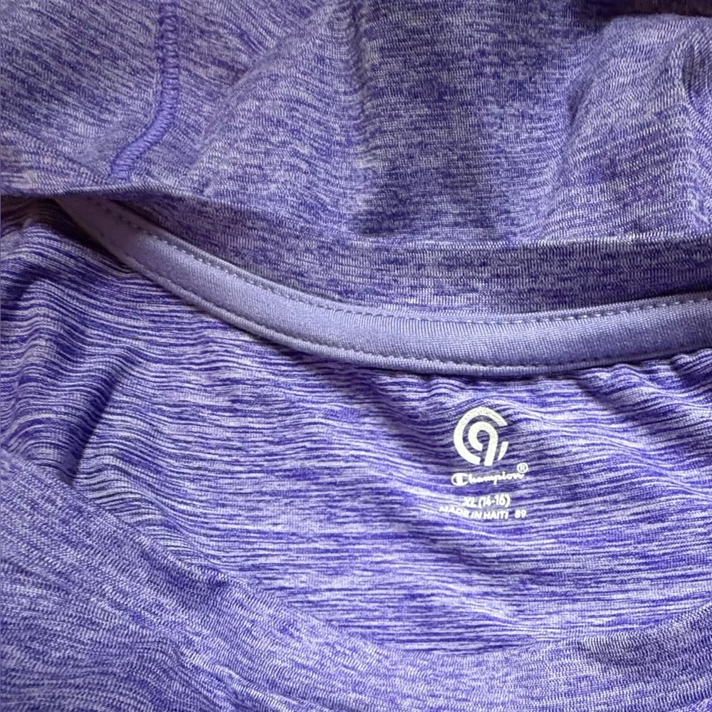 Girls’ XL Soft Purple Athletic T-Shirt